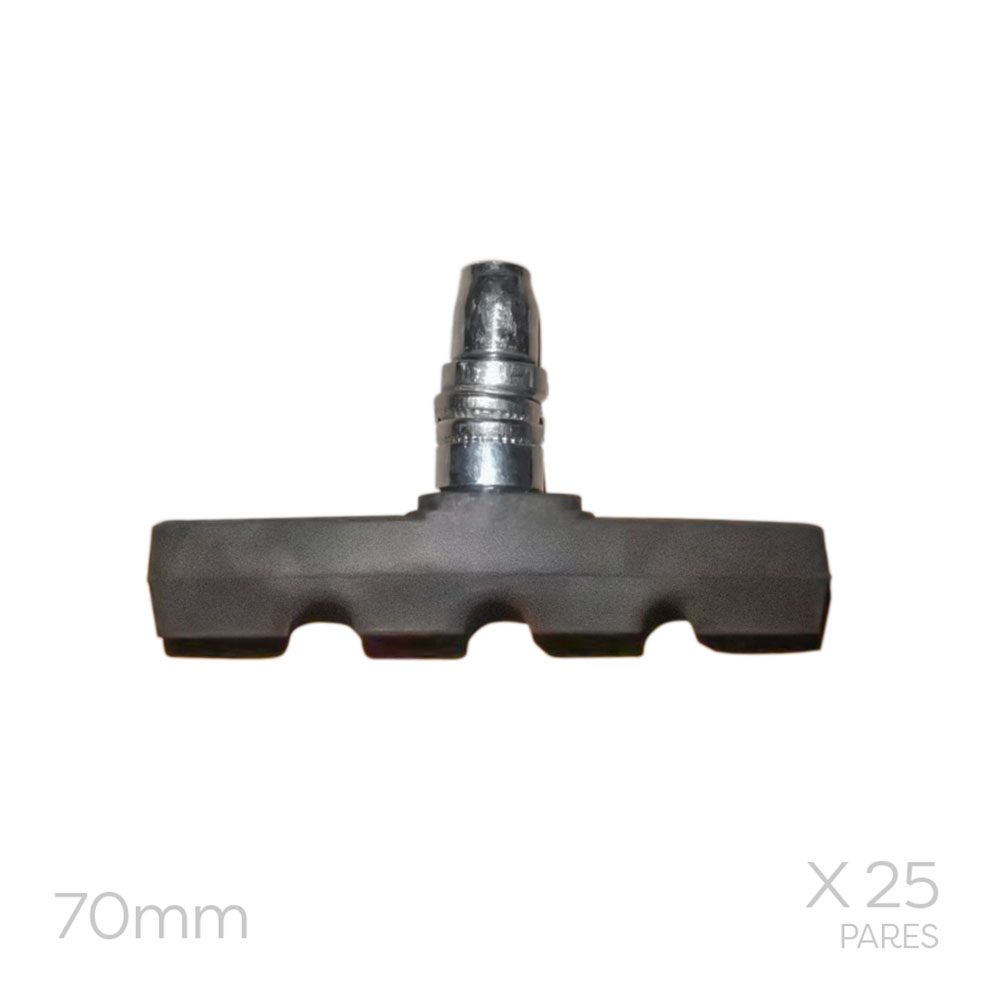 Sapata para freio vbrake 70mm orbital <b>(pacote com 25 pares)</b>