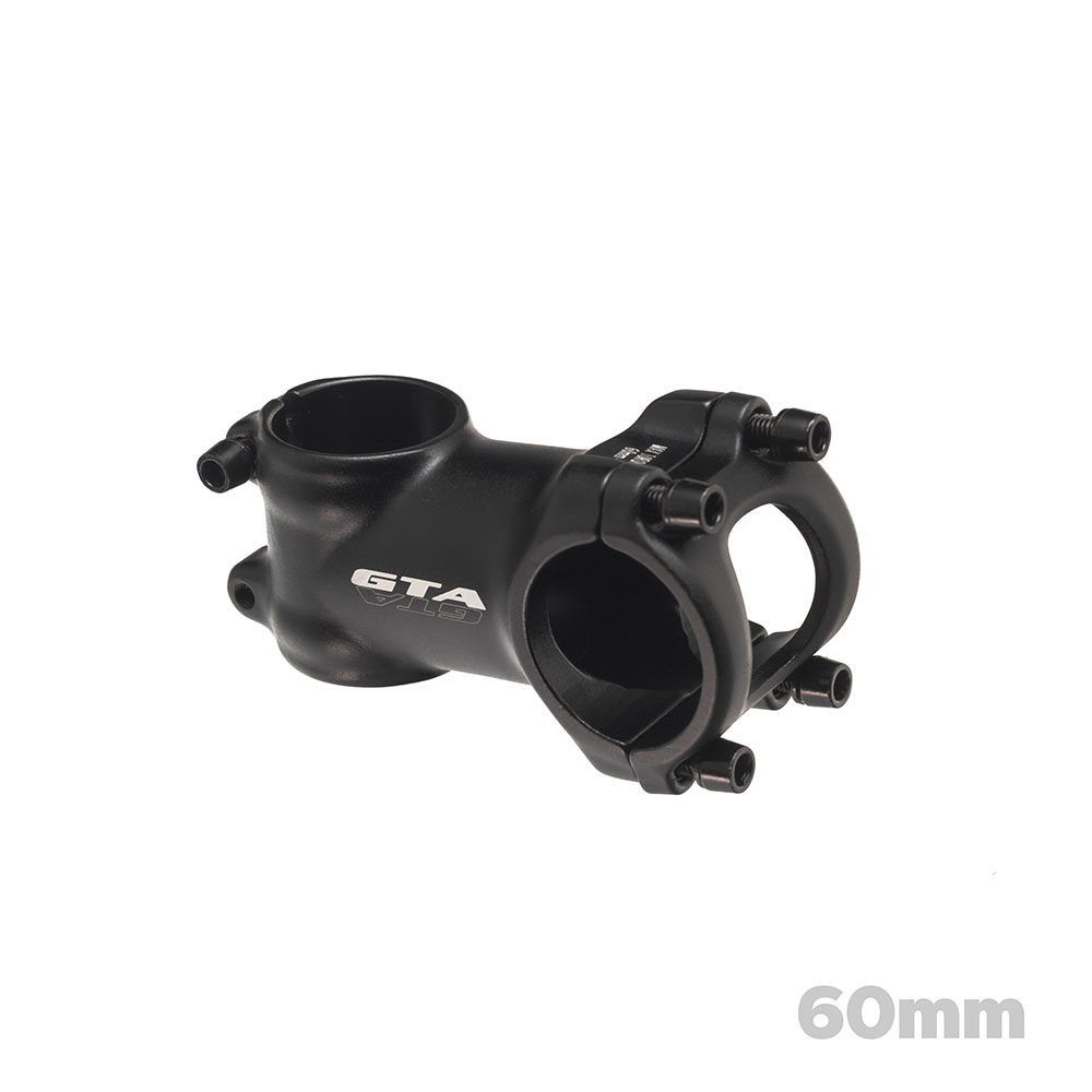 Suporte de guidão em alumínio 3d forjado aheadset 60mm 7° 31.8mm preto
