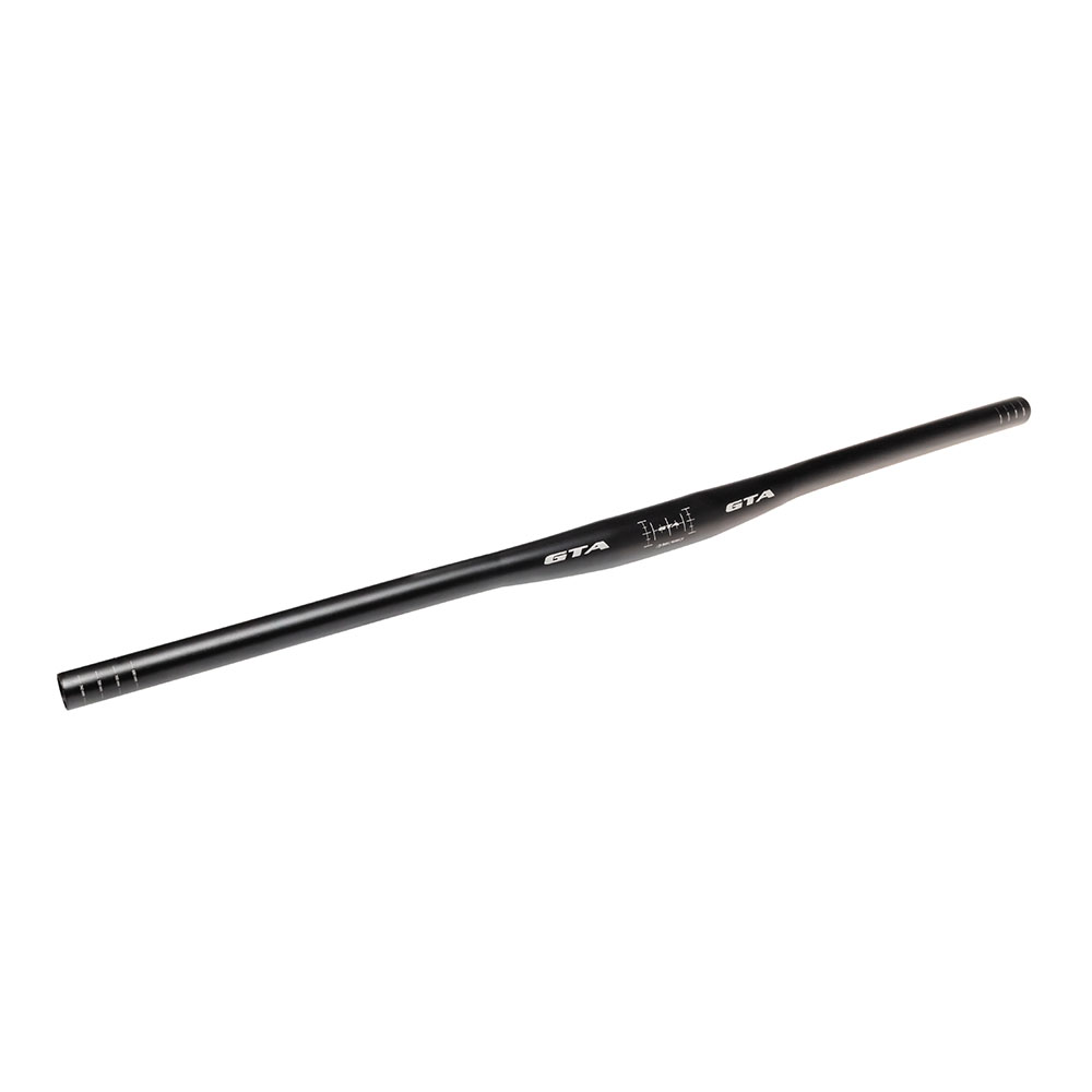 Guidão mtb reto alumínio 31.8x760mm 9º triple butted preto