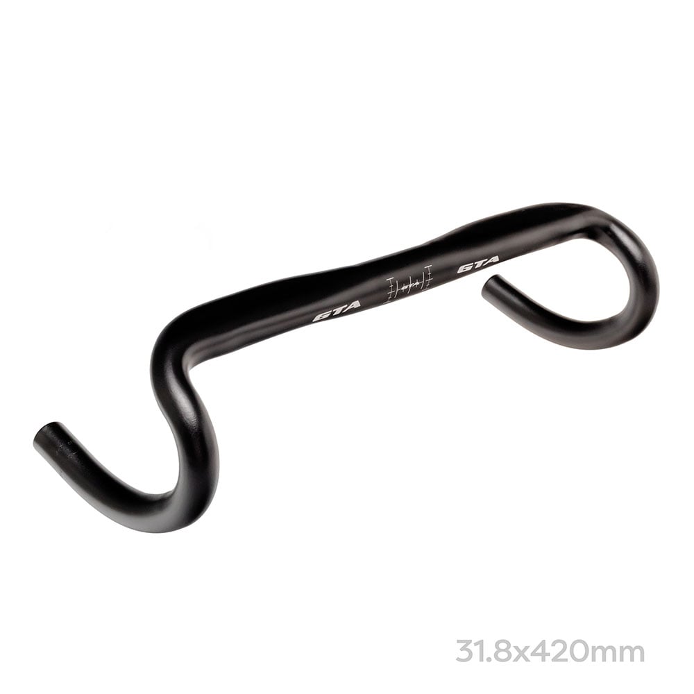 Guidao road alumínio 31.8x420mm preto