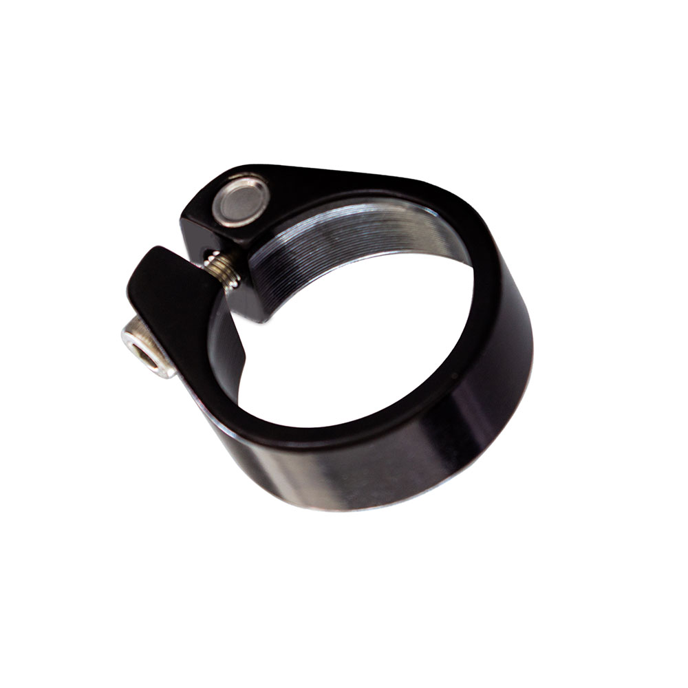 Abraçadeira do quadro alumínio c/parafuso 34.9mm <b>(pacote com 25 unidades)</b>