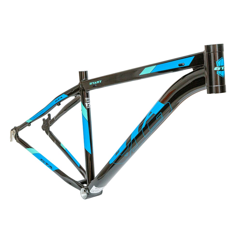 Quadro 29 alumínio gta start tam 17 preto/azul com cabeamento interno  sem kit