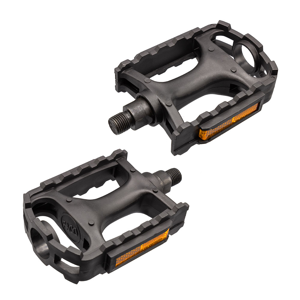 Pedal 1/2 mtb nylon preto com esfera
