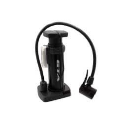 Bomba de pé portatil gta 80psi para uso em bicicleta cor preta