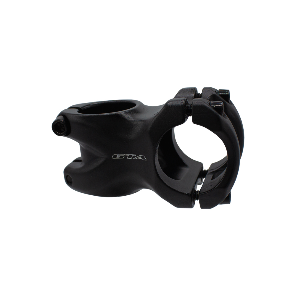 Suporte de guidão em alumínio 3d forjado aheadset 45mm 0° 31.8mm preto