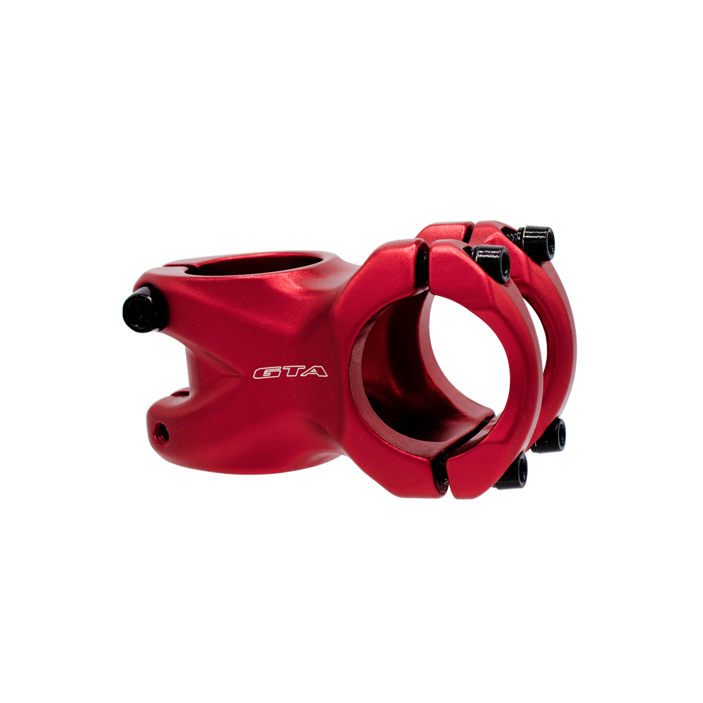 Suporte de guidão em alumínio 3d forjado aheadset 45mm 0° 31.8mm vermelho