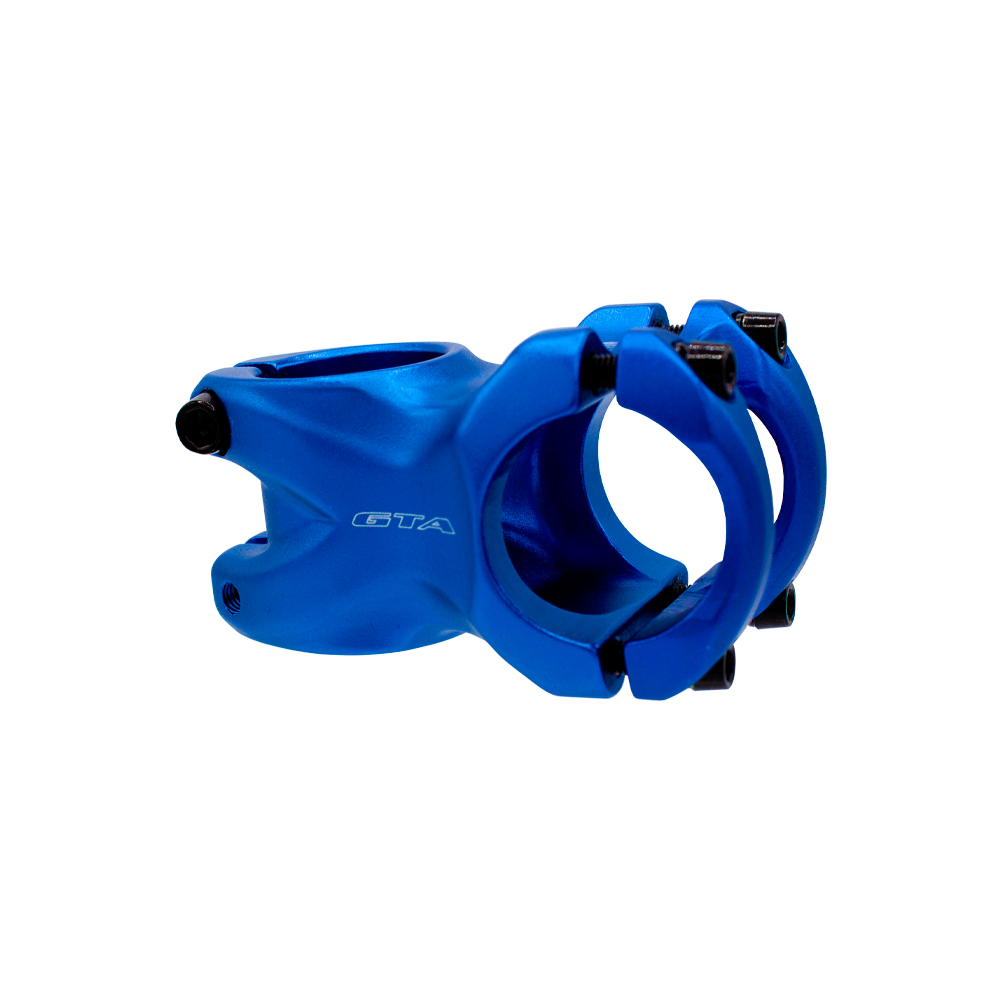 Suporte de guidão em alumínio 3d forjado aheadset 45mm 0° 31.8mm azul