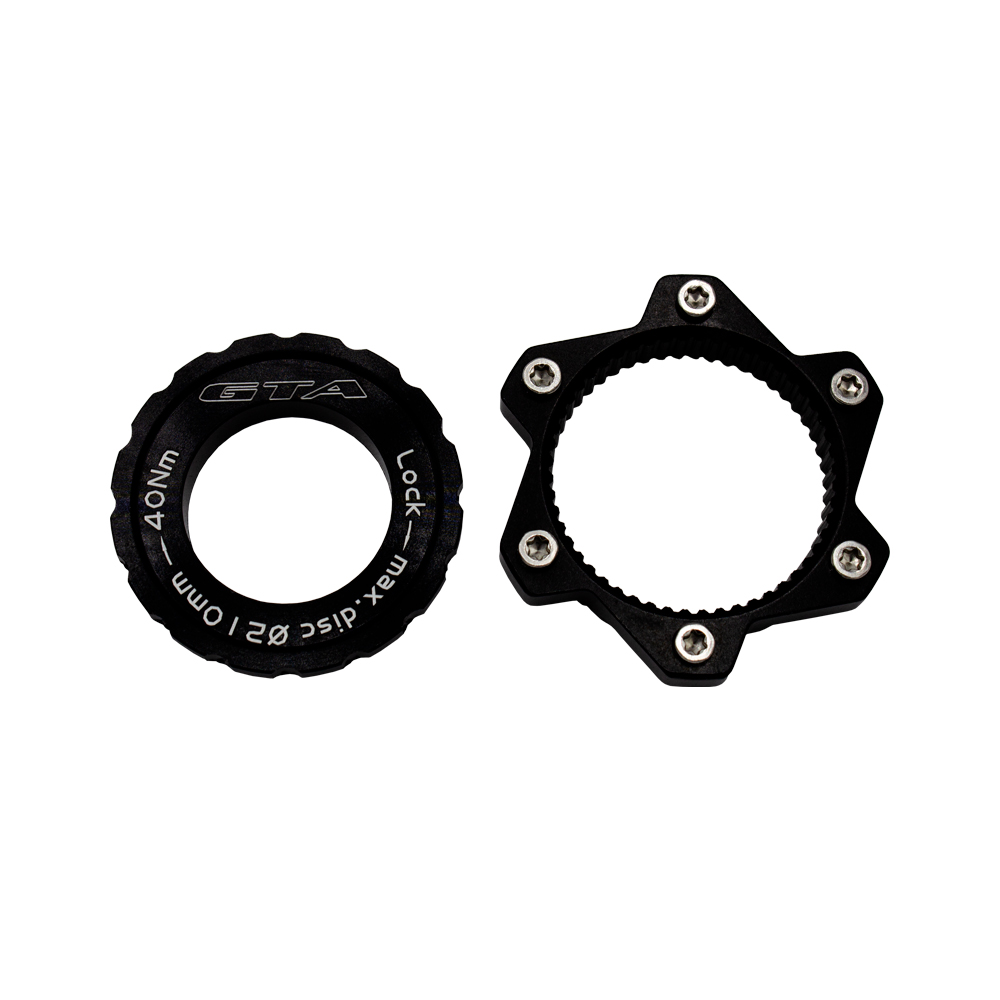 Adaptador disco rotor de freio 6 furos para cubo padrão center lock
