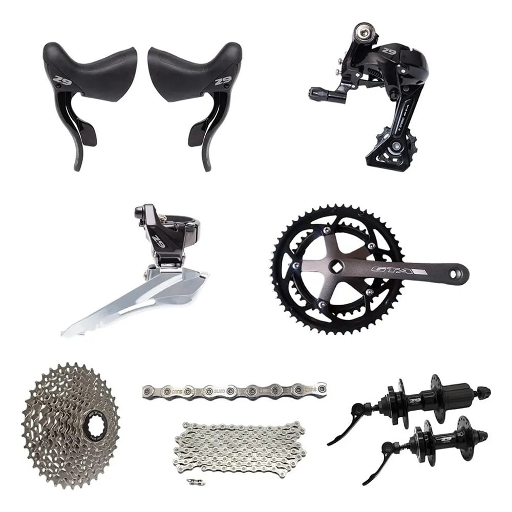 Kit relação z9 2x9v completo (combo)