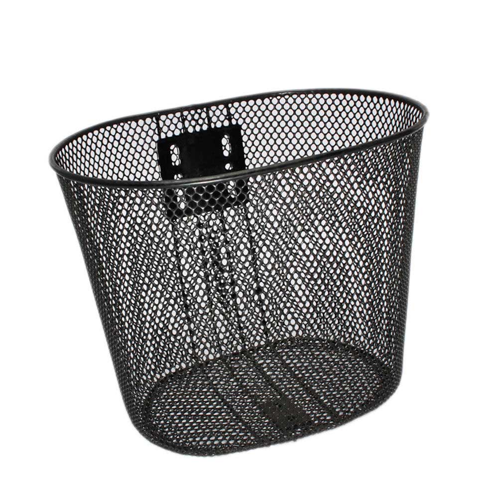 Cestao de aço preto com haste 27x20x21 4mm para bicicleta aro 20