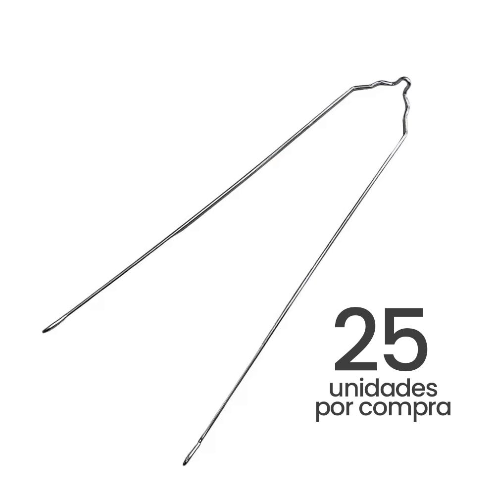 Hastes de paralama sueca dianteira cromada 380 x 3.5 mm <b>(pacote com 25 unidades)</b>