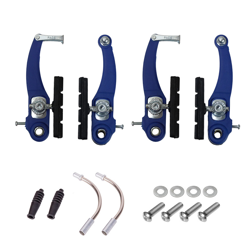 Freio vbrake nylon azul 110mm, com sapata pino 70mm