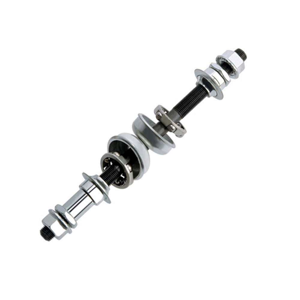 Eixos traseiro 3/8x175 preto com caixa com colar com espaçador <b>(pacote com 10unidades)</b>