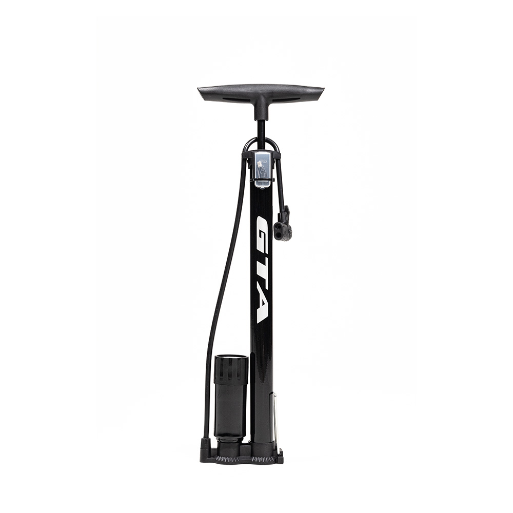 Bomba de pé em aço gta 90 psi para válvula americana/presta/dunlop