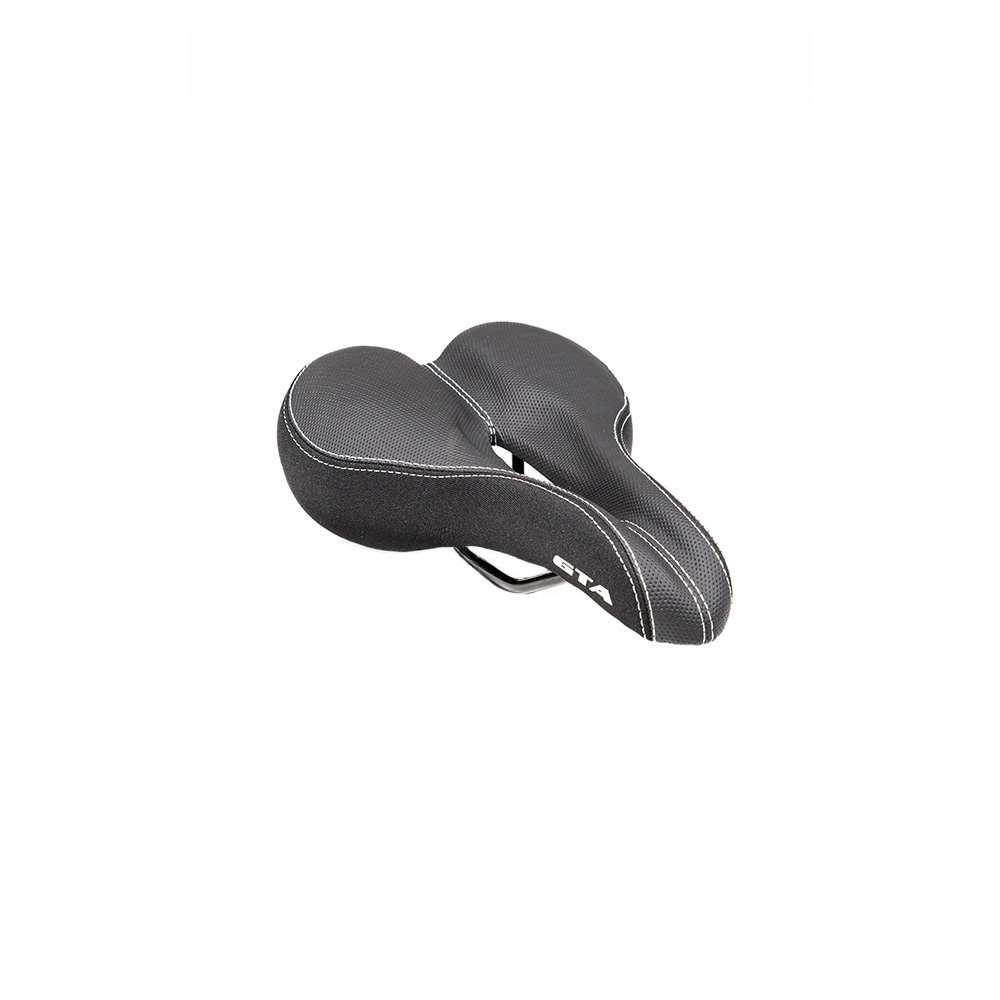 Selim mtb vazado costurado geltech preto