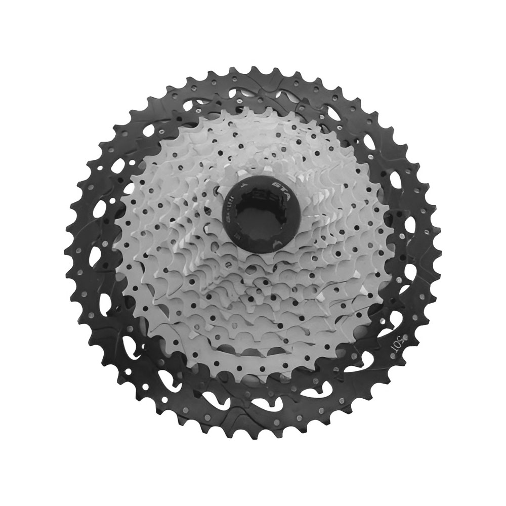 Cassete 12 velocidades start 11/52 dentes index niquelado últimas coroas pretas  para cubos com freehub 36.50mm