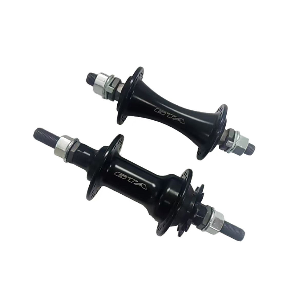 Cubo aluminio par bmx com 36 furos rolamentado, cog de 9 dentes eixo 3/8mm