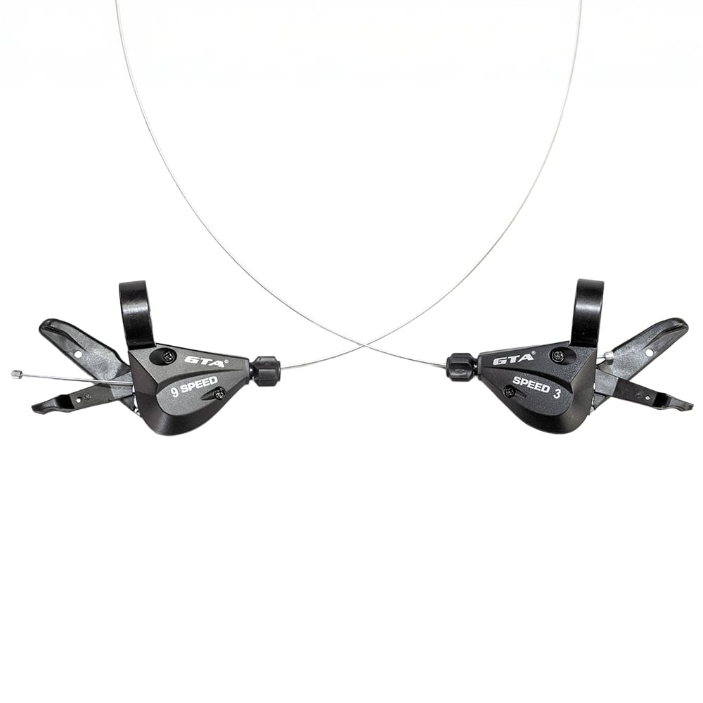 Alavanca de câmbio rapid fire 27v com cabos cor preto