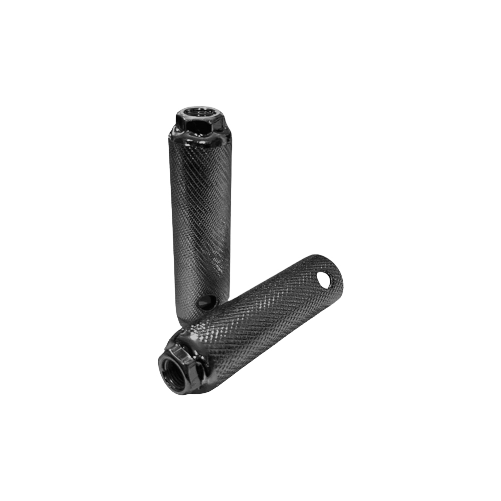 Apoio pedaleira  bmx preto 40mm <b>par</b>