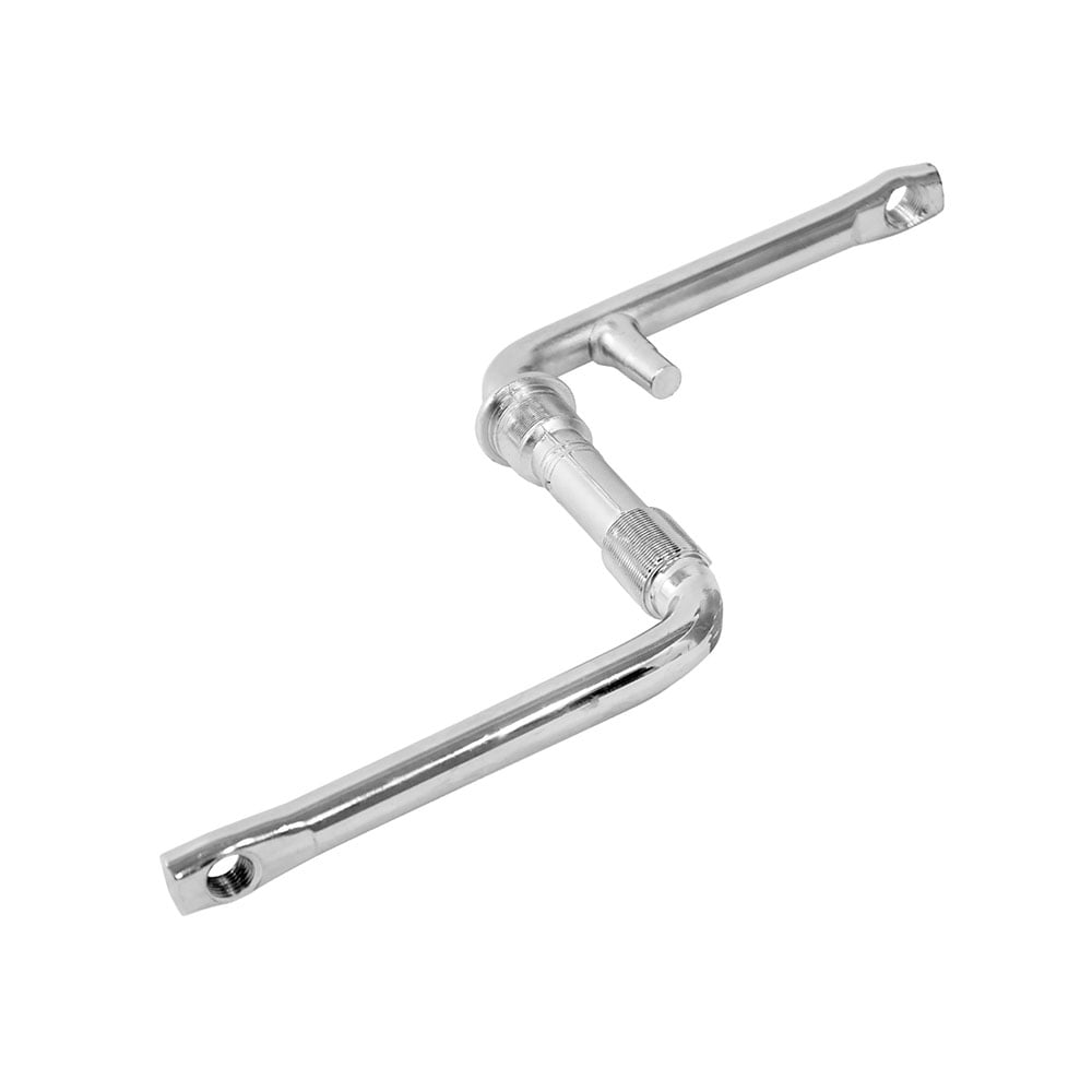 Pedivela 140mm com pino 15mm cromado