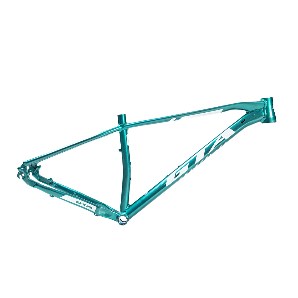 Quadro 29 alumínio gta climb tam 17 verde post mount com cabeamento interno sem kit