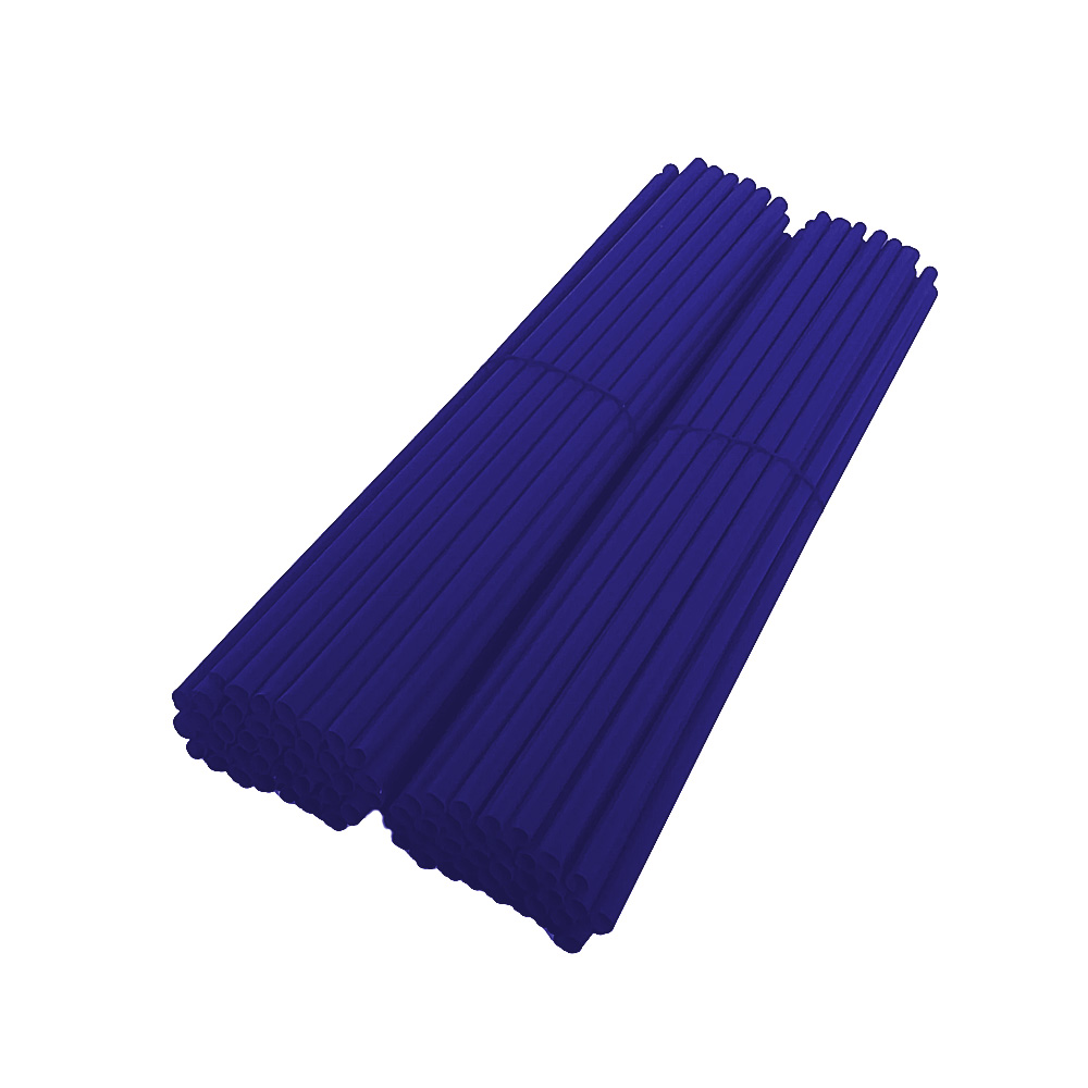 Jogo de 72 capas de raios 250mm cor azul escuro