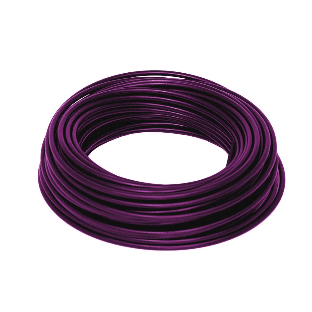 Conduite roxo em rolo com 20 metros teflonado