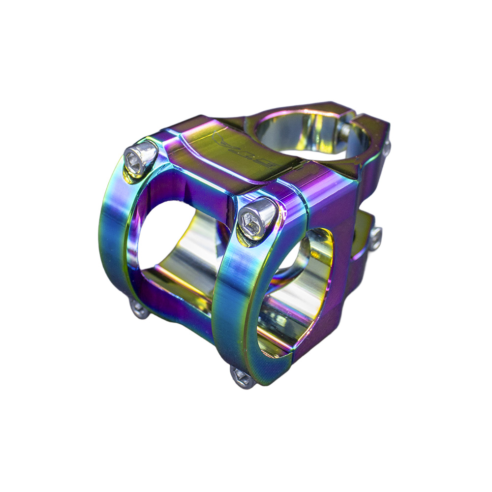 Suporte de guidão em alumínio cnc aheadset 35mm 0° 31.8mm camaleão