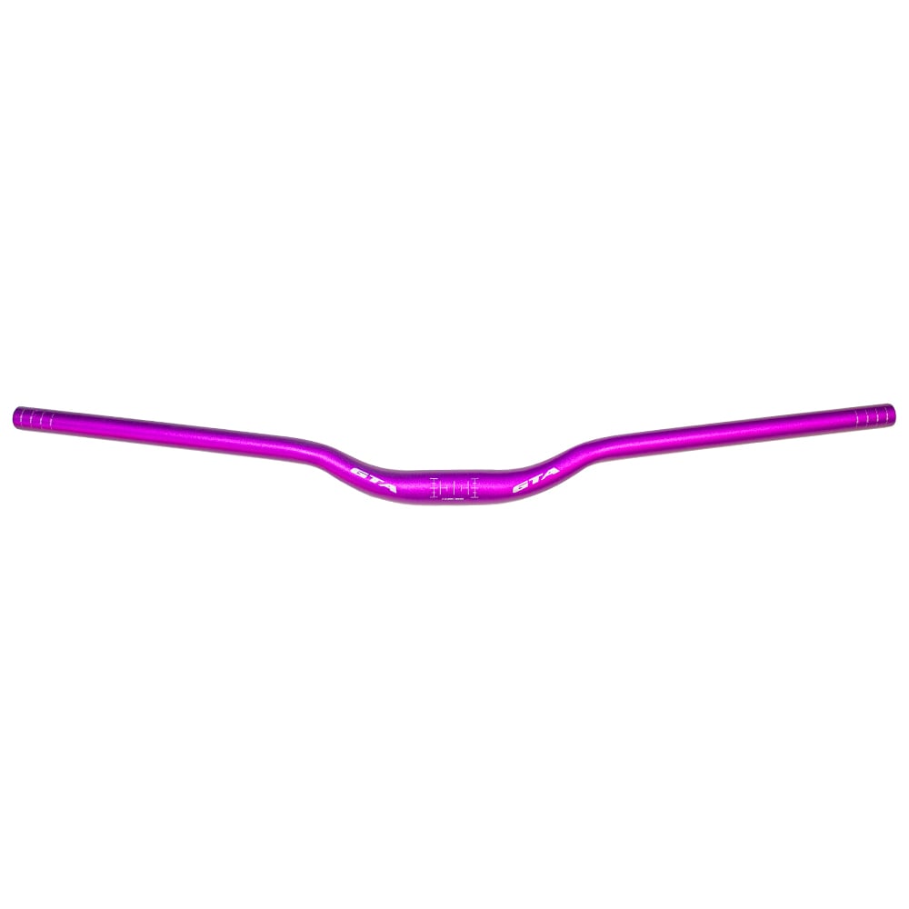Guidão mtb downhill / freeride voador alumínio 31.8x800x35mm butted roxo