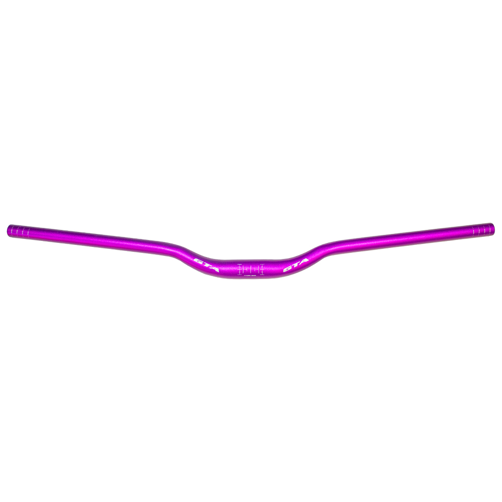 Guidão mtb downhill / freeride voador alumínio 31.8x800x35mm butted roxo