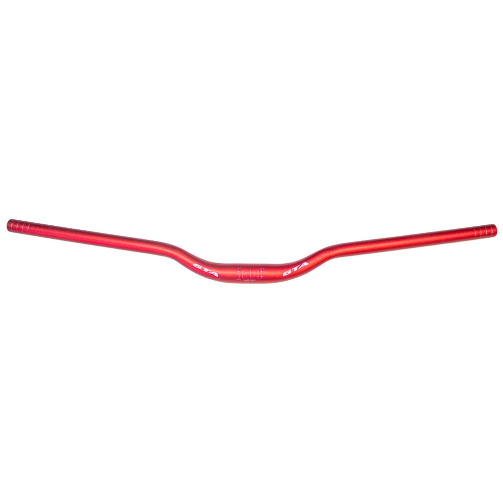 Guidão mtb downhill / freeride voador alumínio 31.8x800x35mm butted vermelho