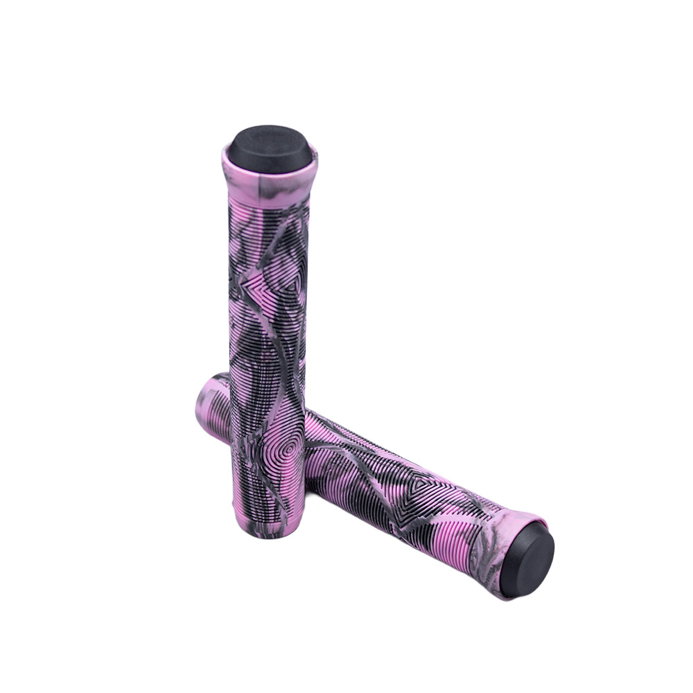 Manoplas 165mm preto e rosa par