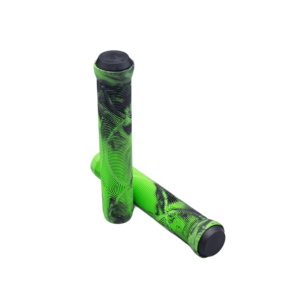 Manoplas 165mm preto e verde par