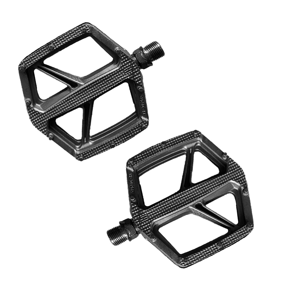 Pedal 9/16 plataforma nylon preto com bucha du 