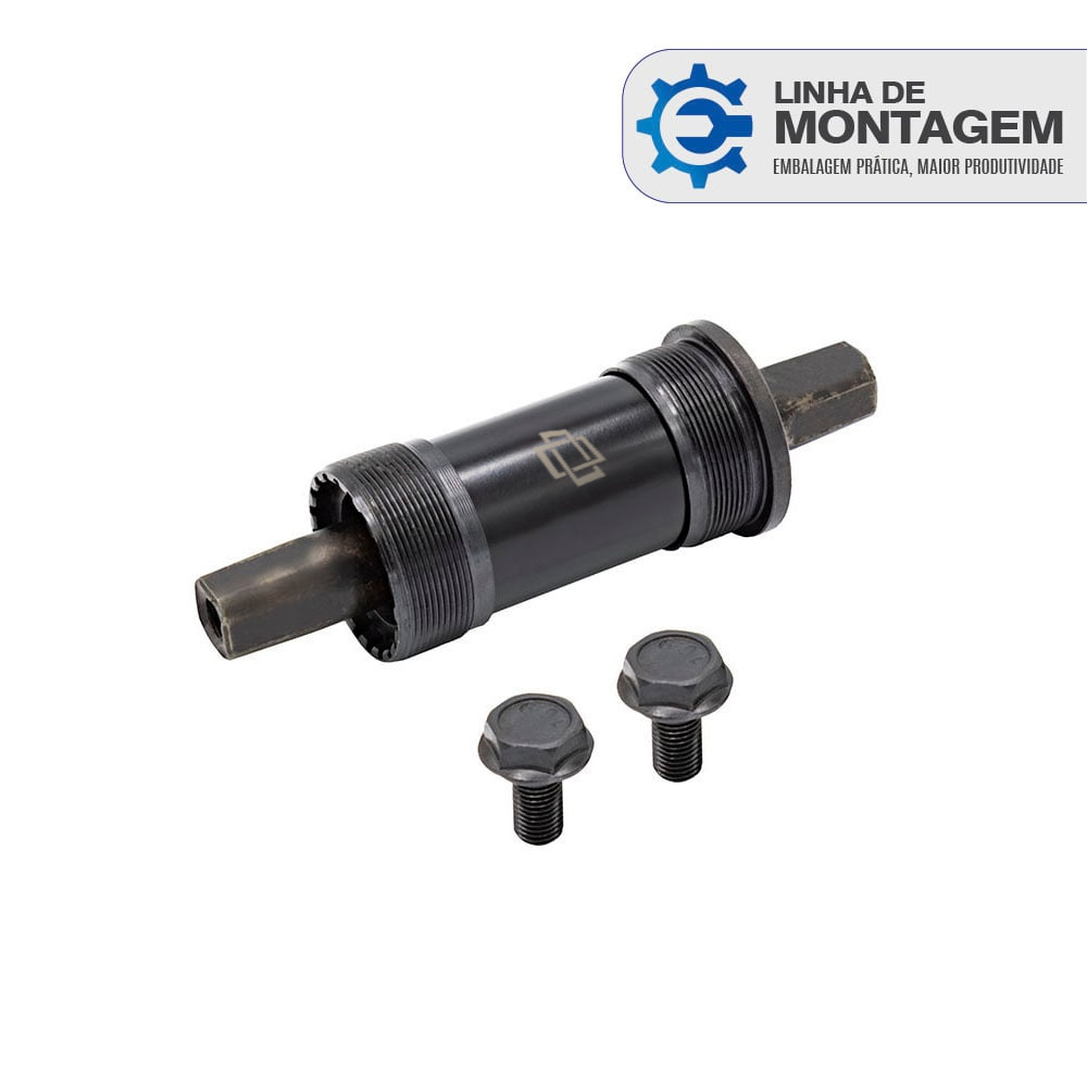[para linha de montagem] jogo movimento central 34.7mm rolamentado 122.5mm preto com parafuso oem
