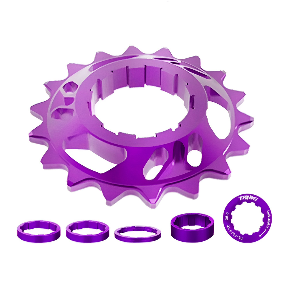 Kit conversor single speed roxo 18 dentes padrão hg
