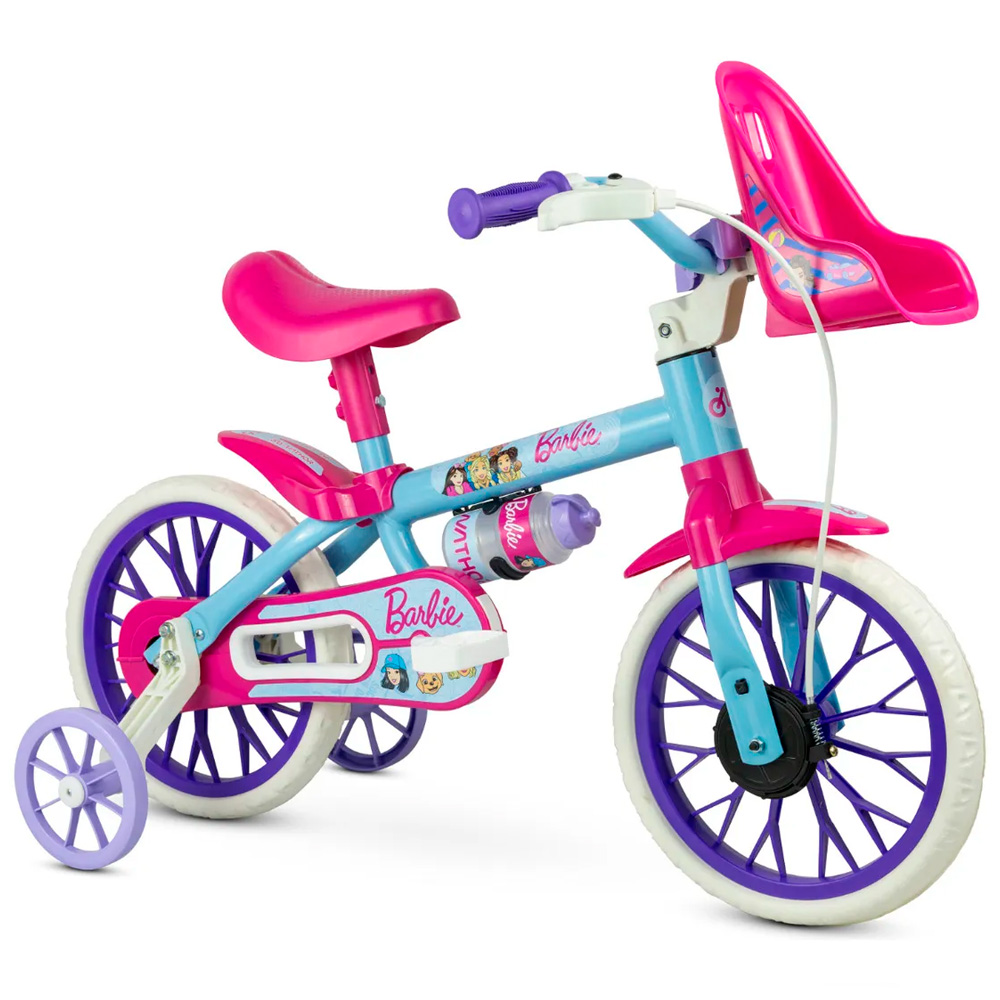 Bicicleta infantil aro 12 nathor barbie
