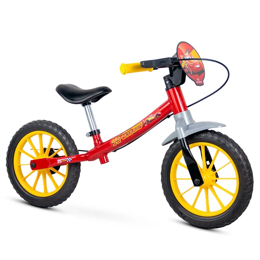 Bicicleta infantil balance bike nathor carros
