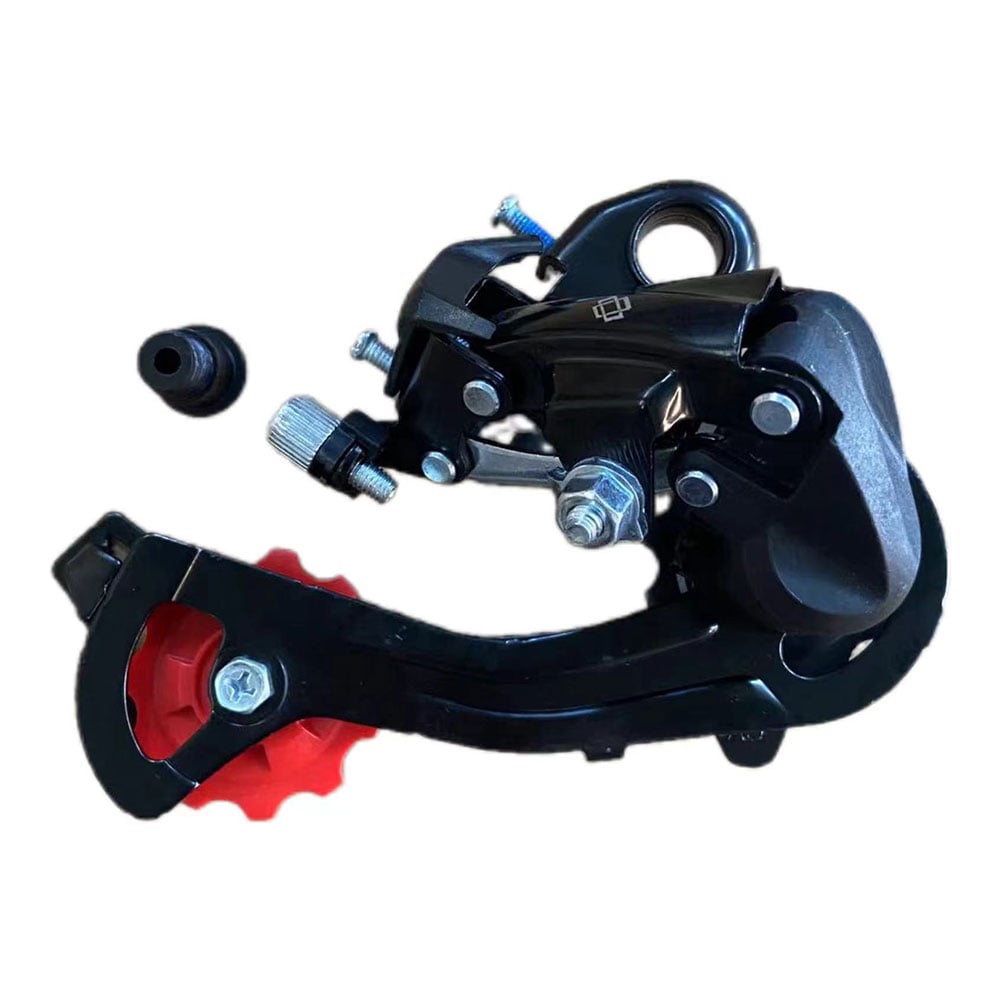 Cambio traseiro index 8 velocidades preto, fixação direta no quadro, máximo 43 dentes