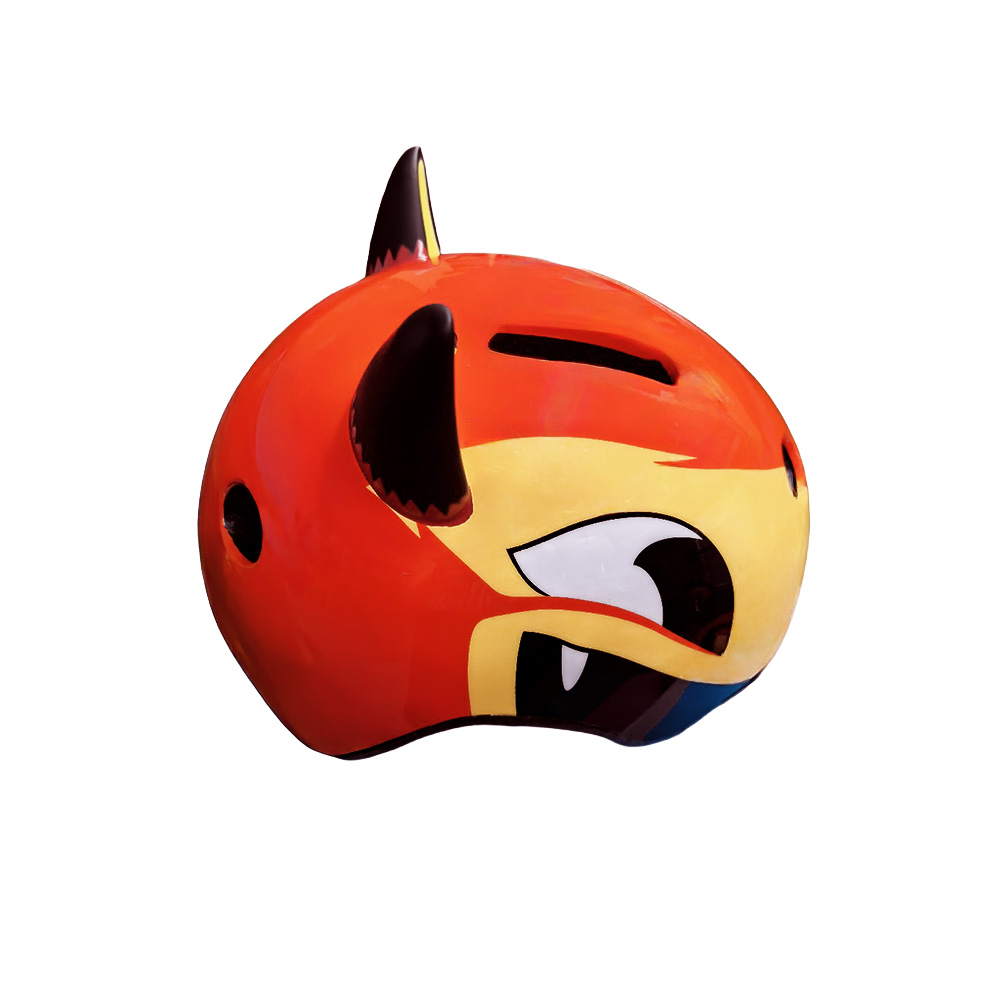 Capacete inmold infantil 52/56cm raposa