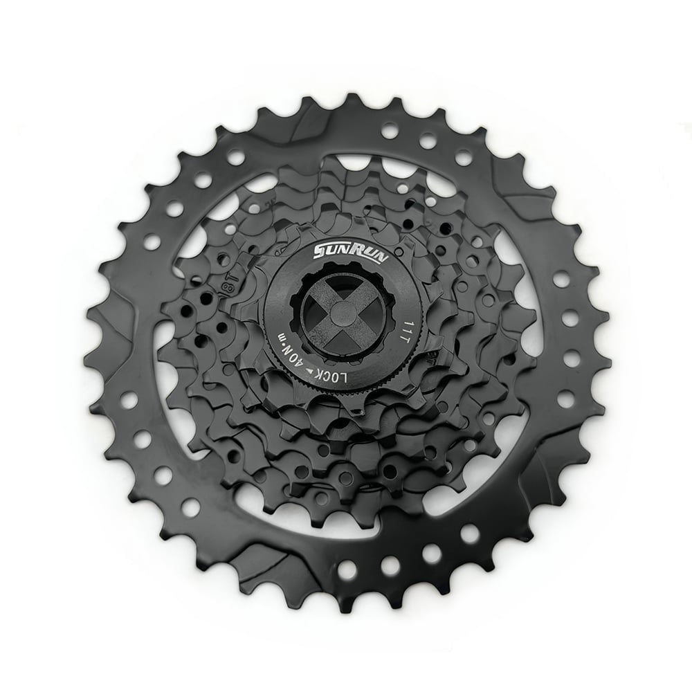 Cassete 7 velocidades 11/34 dentes cor preto