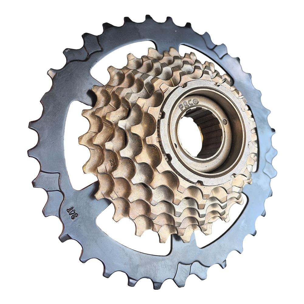 Roda livre 7m index 14/34 dentes dourada ultima preta  padrão megarange