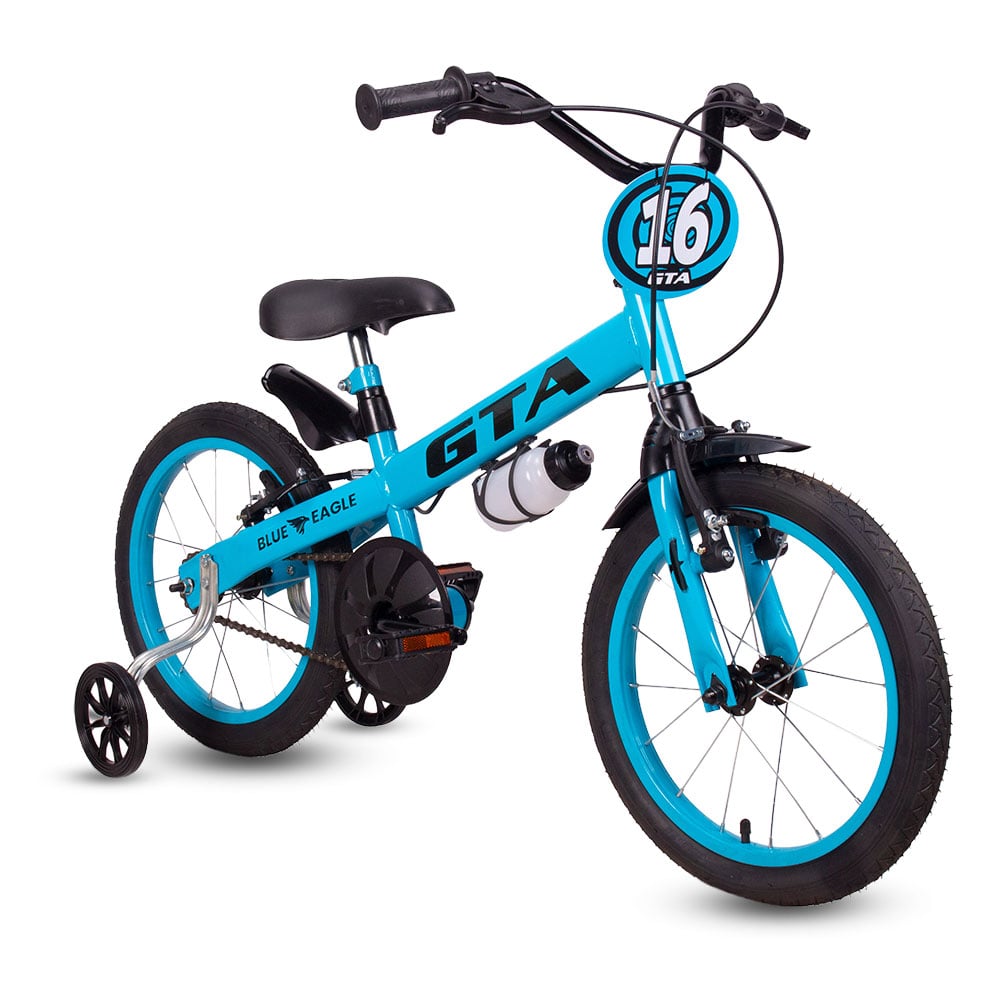 Bicicleta infantil aro 16 gta blue eagle