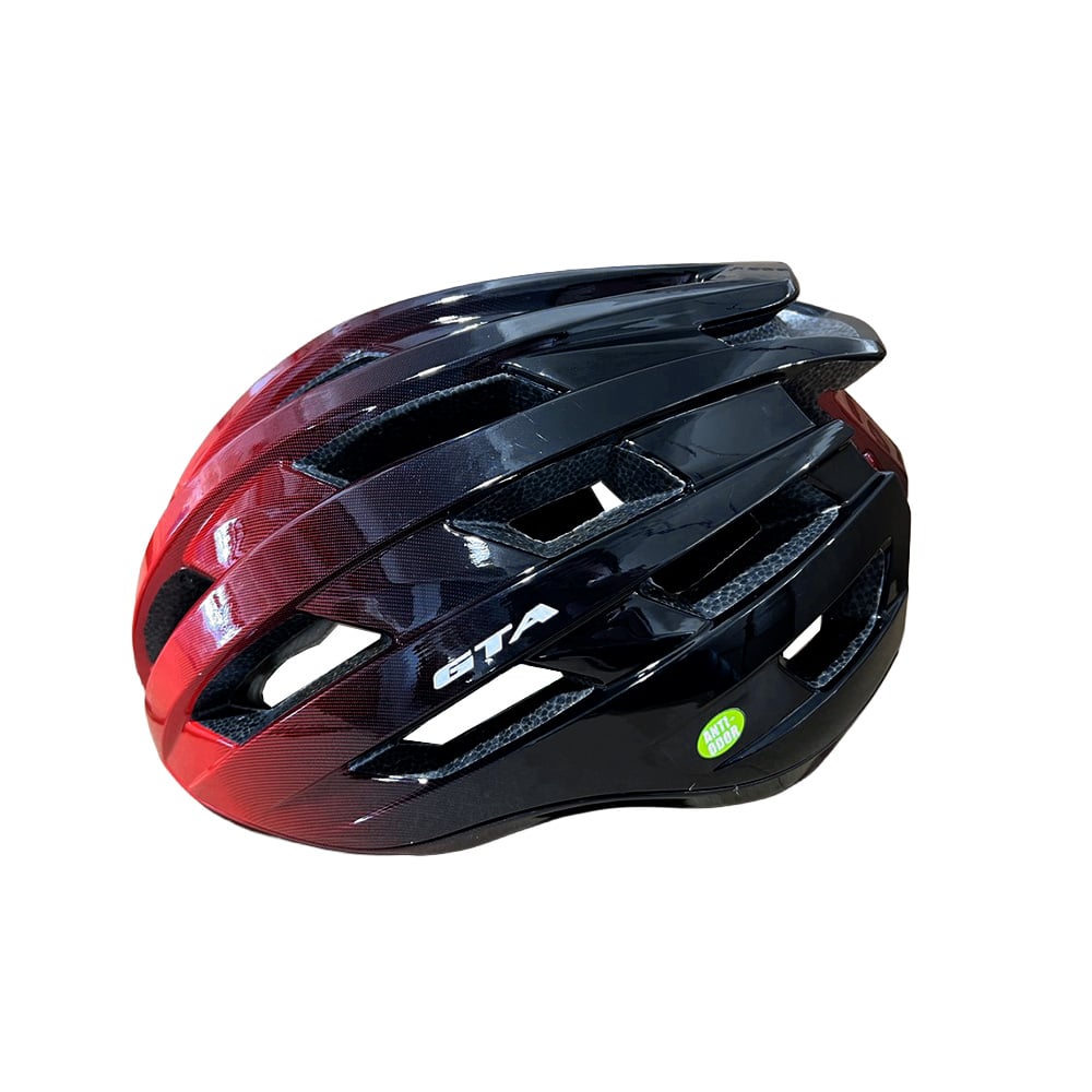 Capacete inmold road z9 55/58 vermelho/preto