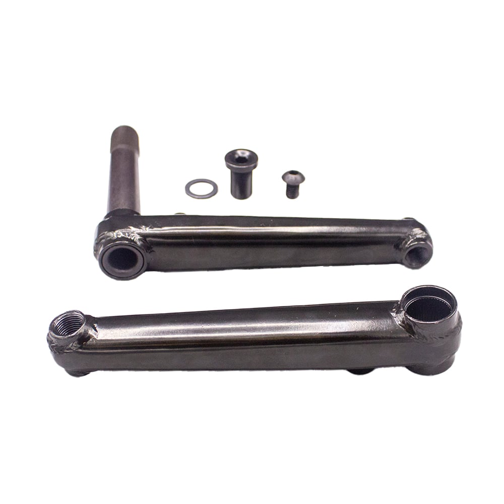 Pedivela bmx 3pcs com braço 170mm rhd/lhd com eixo 48 estrias de 22mm em crmo 4130