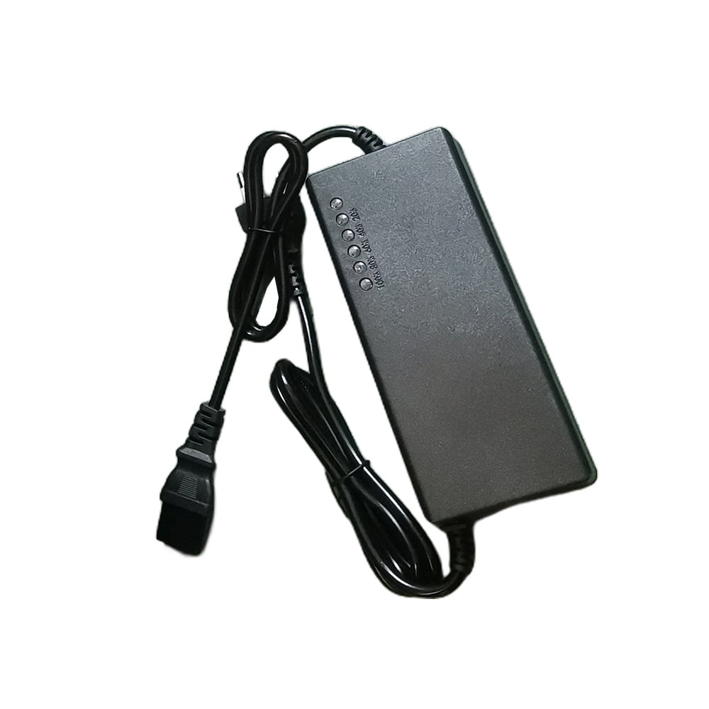 Carregador de bateria com saída 48vdc e certificação inmetro, uso exclusivo em scooter elétrica de 600w