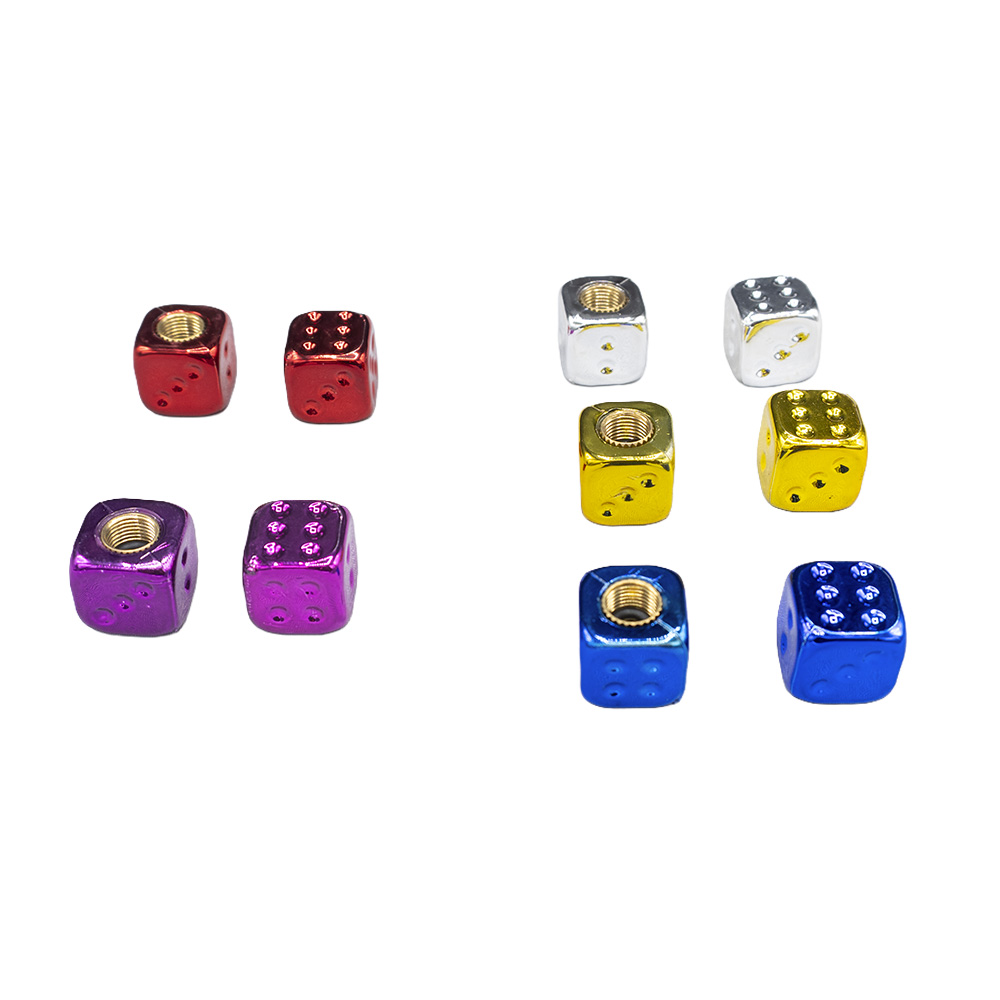 Tampa bico válvula dado alumínio  5 pares