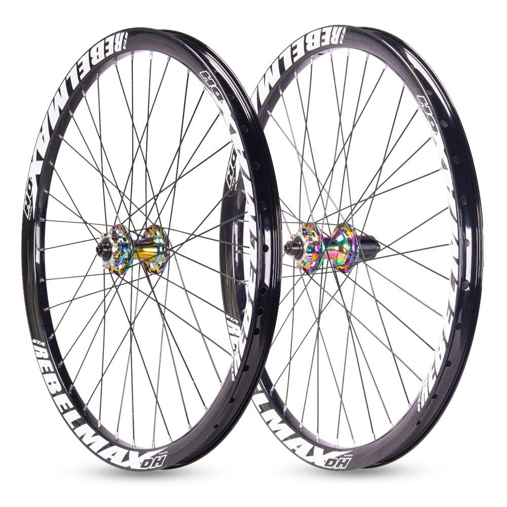 Par de roda 26 freio a disco gta rebelmax preto com cubo freeride camaleão barulhento