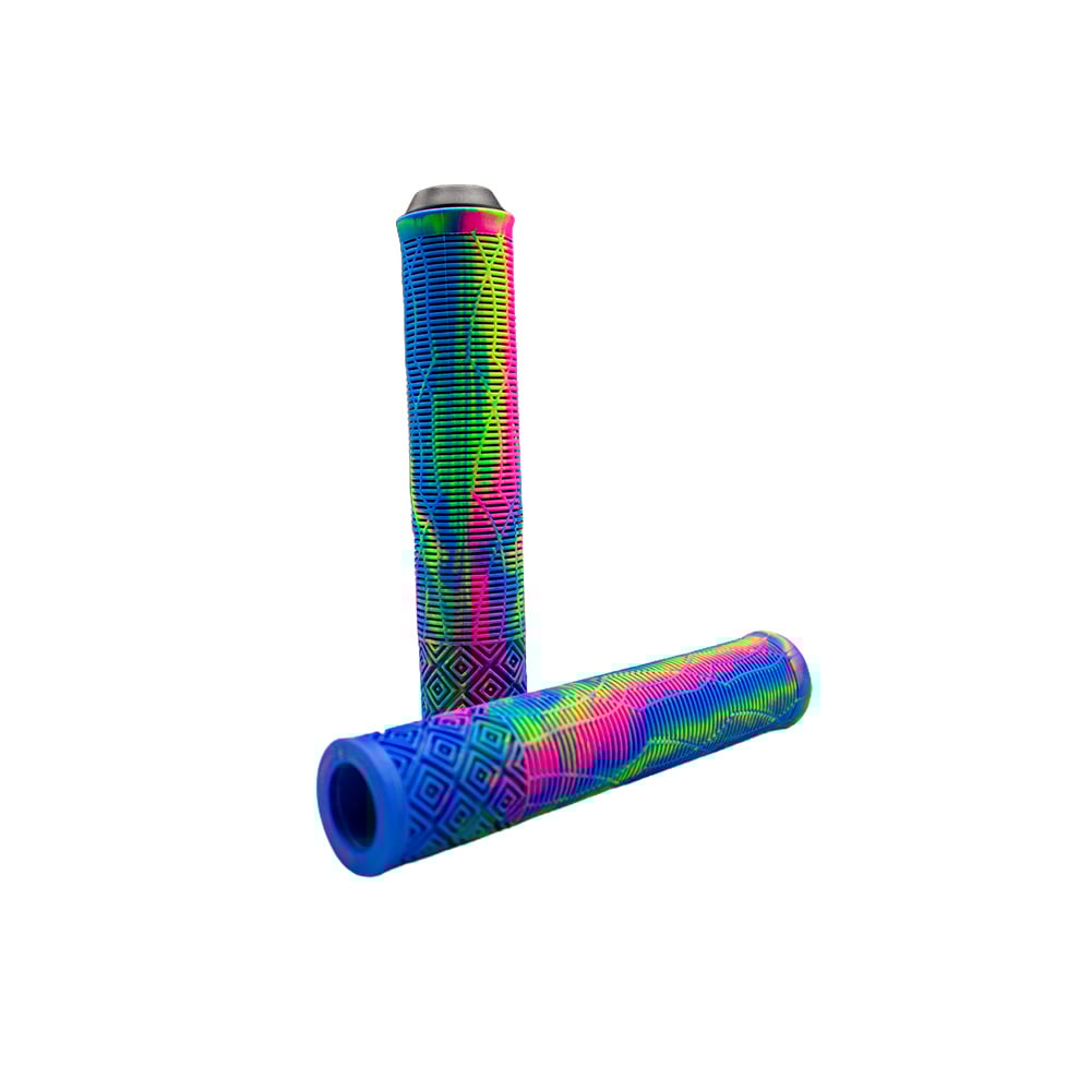 Manopla 165mm freeride azul/ rosa/ verde par