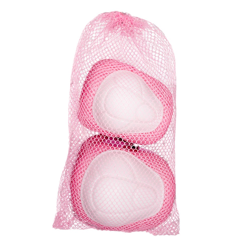 Kit proteção infantil rosa ? cotoveleira, joelheira